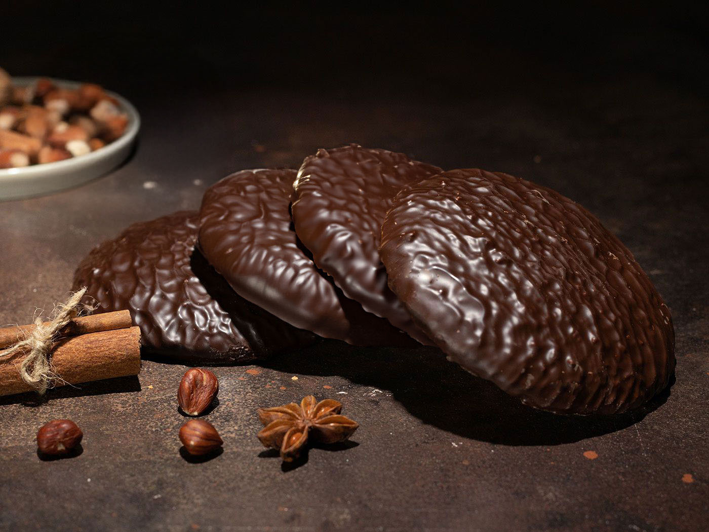 Echte Eckstein Elisen-Lebkuchen schokoliert - 1 Stück